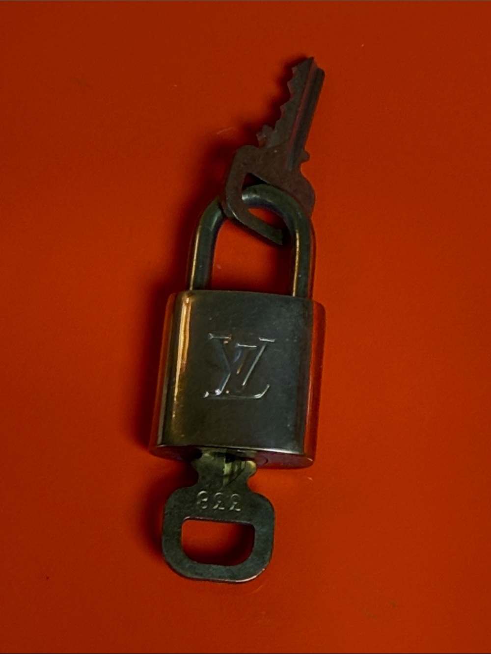 Louis Vuitton Brass Padlock and Keys